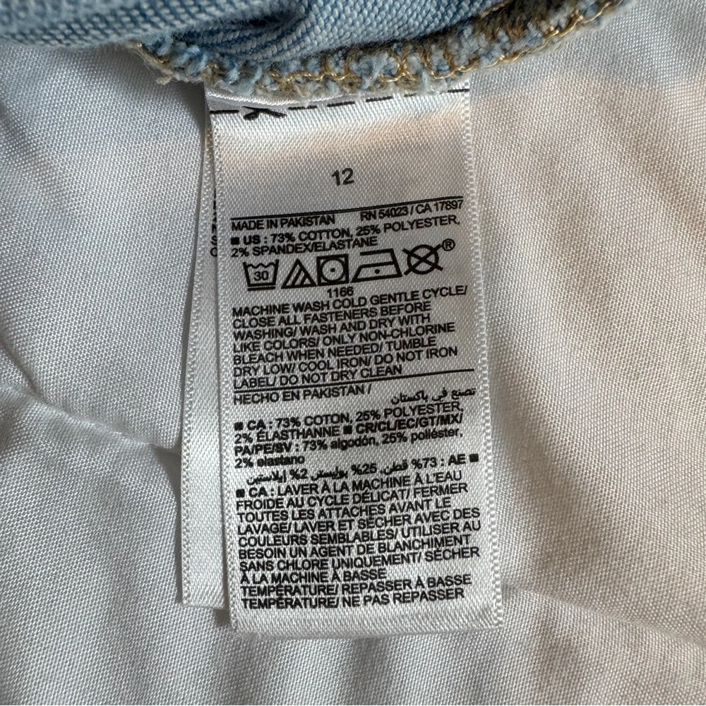 Old Navy Kids Girls‎ High Rise Rockstar Jeggings Size 12 Medium Wash Denim